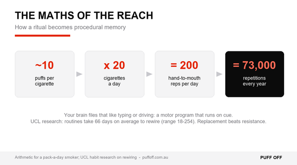 The maths of the hand-to-mouth habit