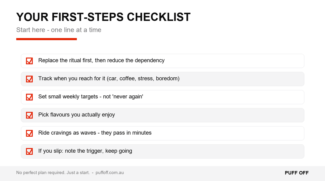 First Steps to Breaking the Vape Habit (Real Guide) - Puff Off