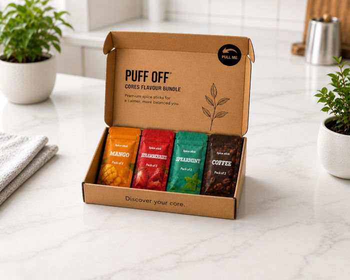 Starter kit bundle - Puff Off nicotine-free aromatherapy inhaler starter kit (view 8)