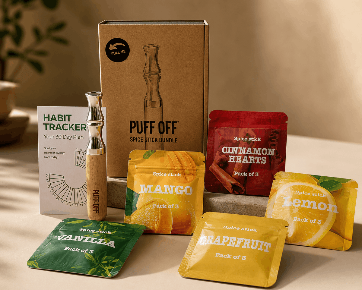 Starter kit bundle - Puff Off nicotine-free aromatherapy inhaler starter kit (view 3)