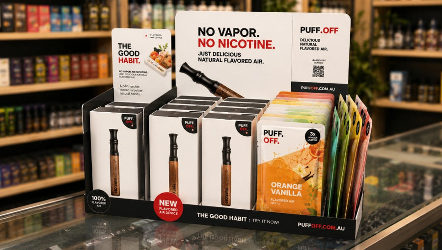 Puff OFF retail display